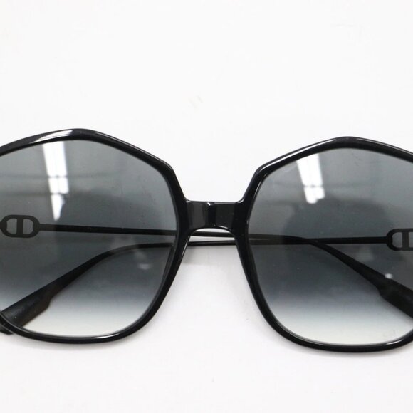 Christian Dior Link2 Womens Black Sunglasses Grey Lenses 8079O 59-19 145 - Picture 2 of 16